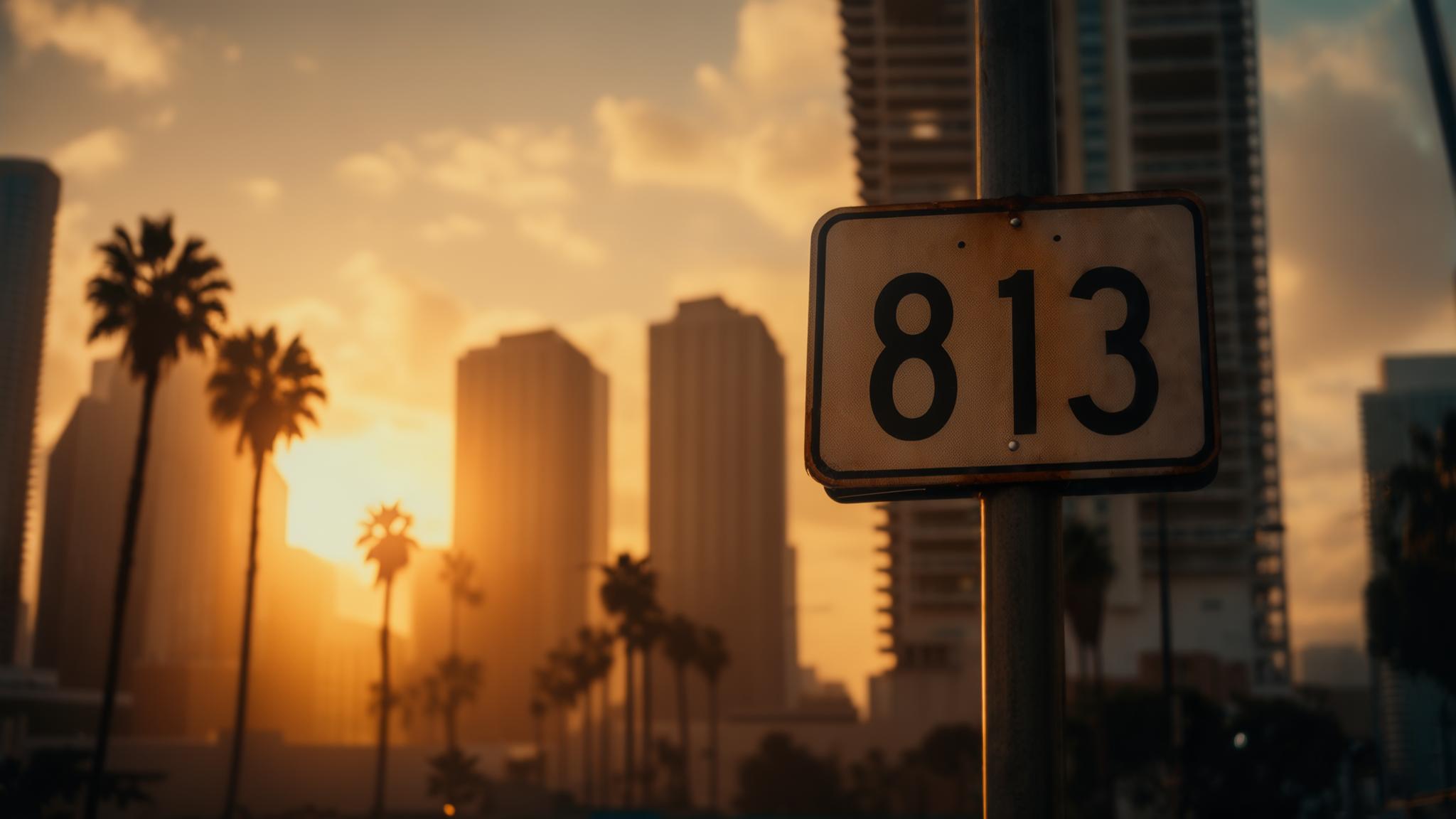 813 area code