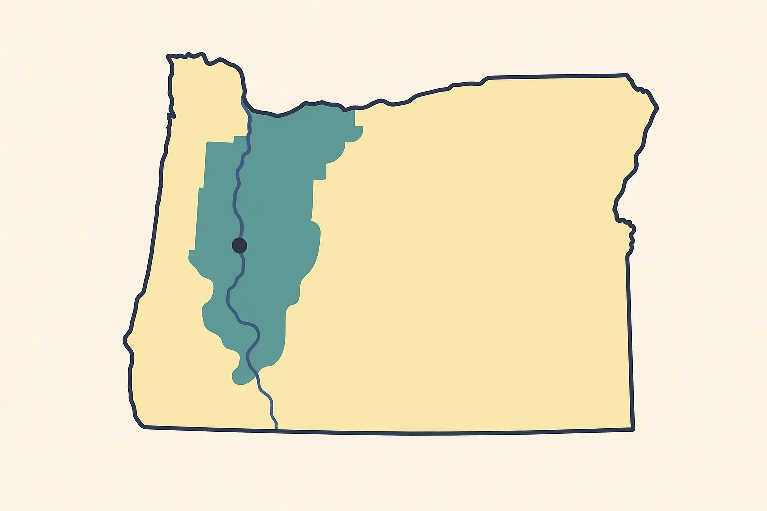 503 area code map showing Portland and Oregon coverage