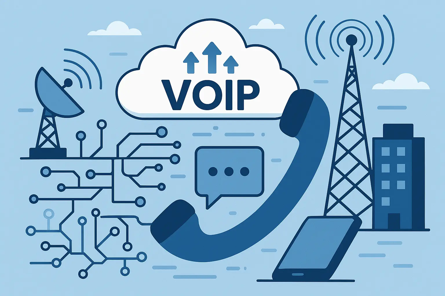 Futuristic telecommunications technology representing 714 area code evolution