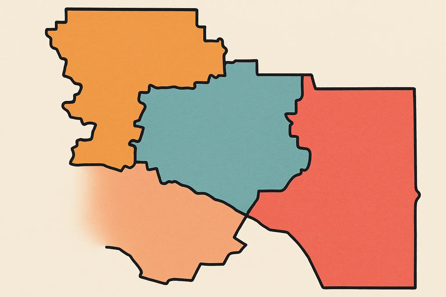 626 area code boundary map San Gabriel Valley