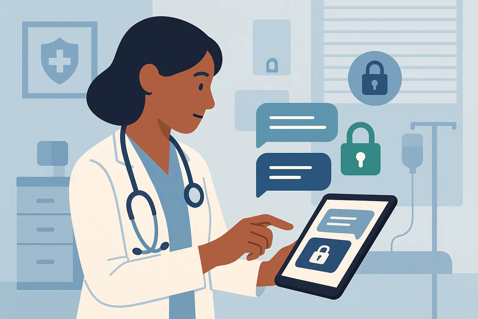 Healthcare communication compliance in 413 area code