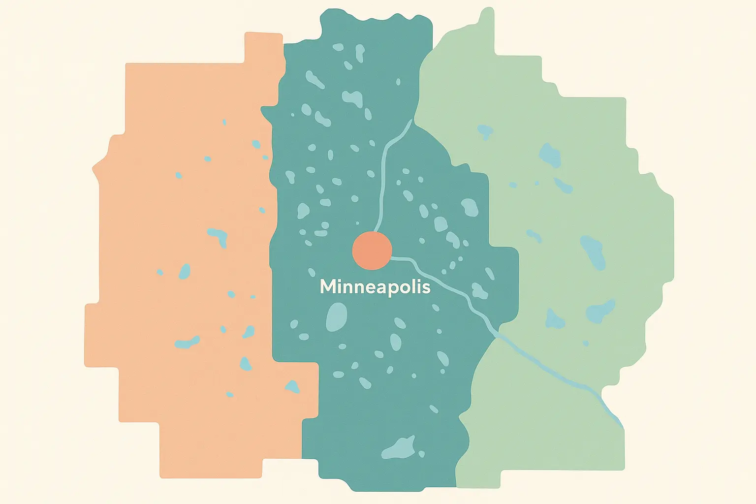 612 area code coverage map Minneapolis