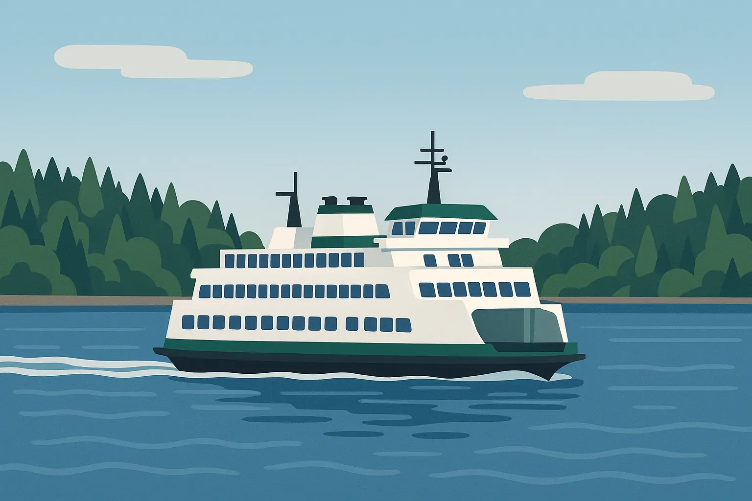 Vashon Island ferry connection