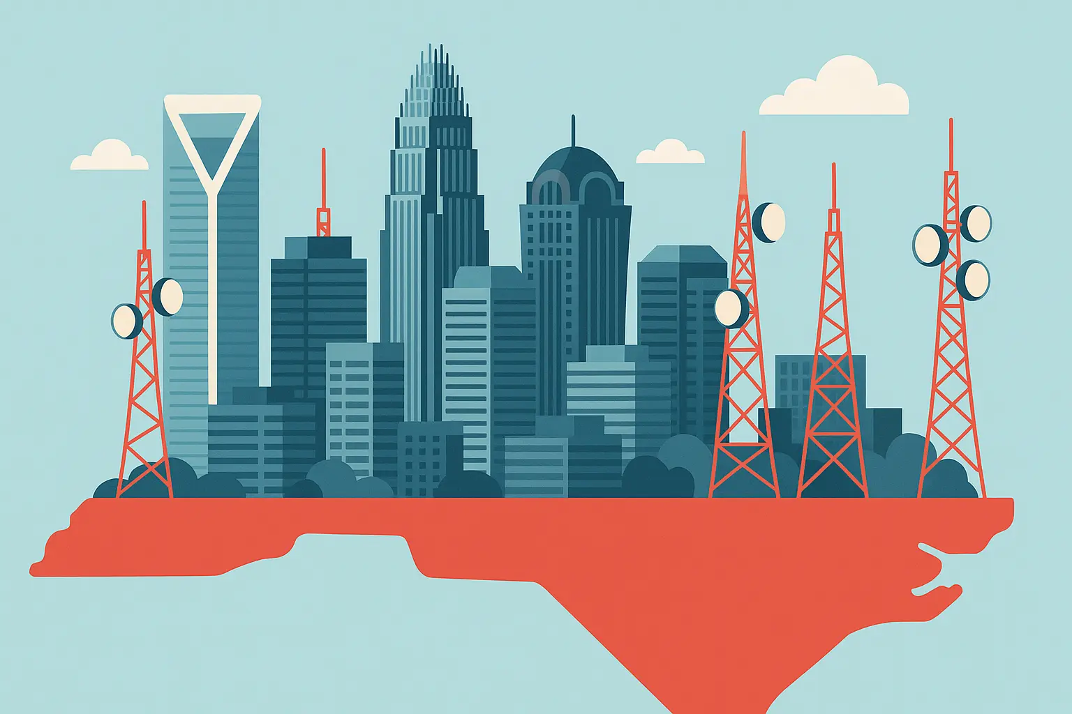 704 area code Charlotte telecommunications infrastructure