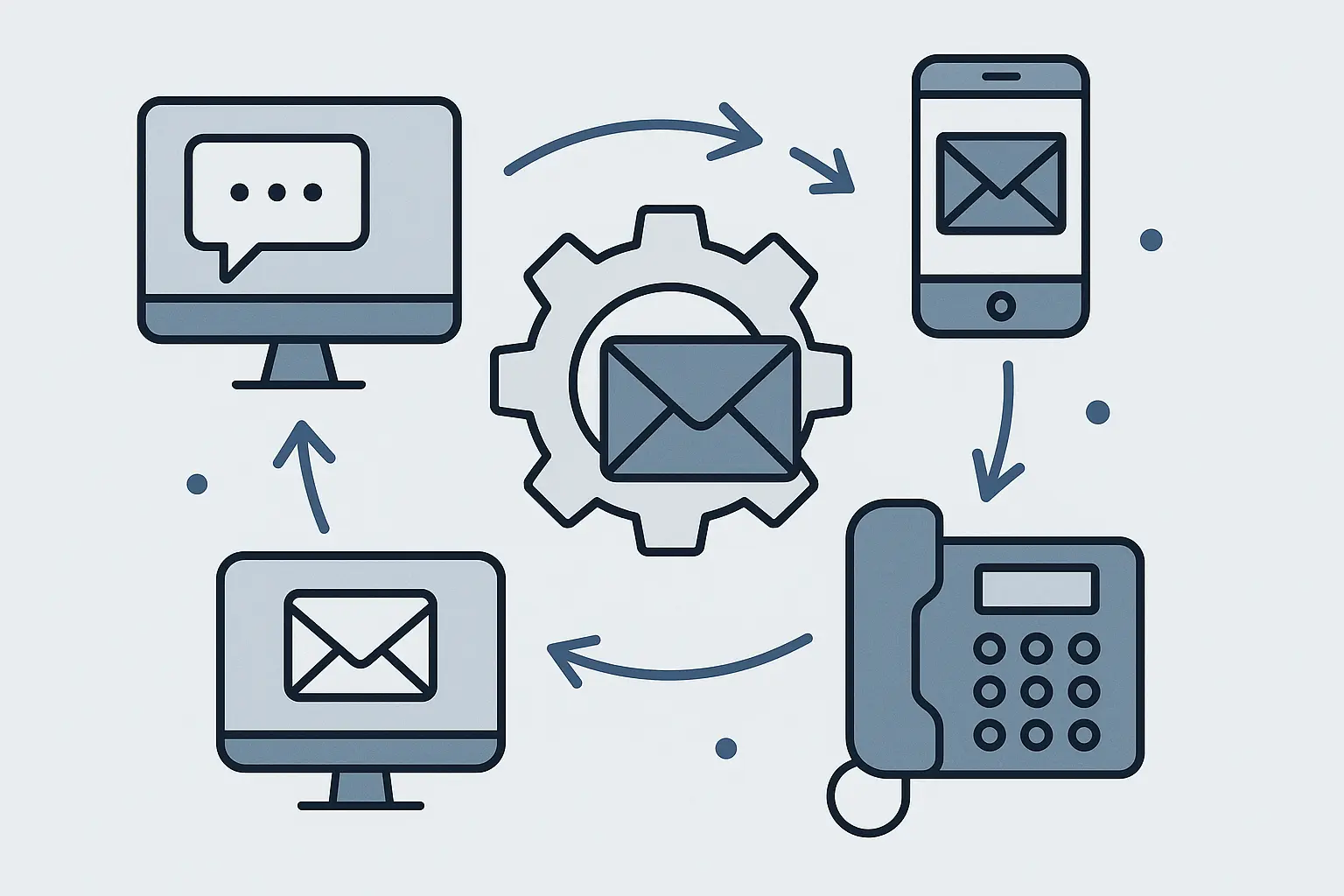 AutoForward SMS dashboard managing Nashville communications