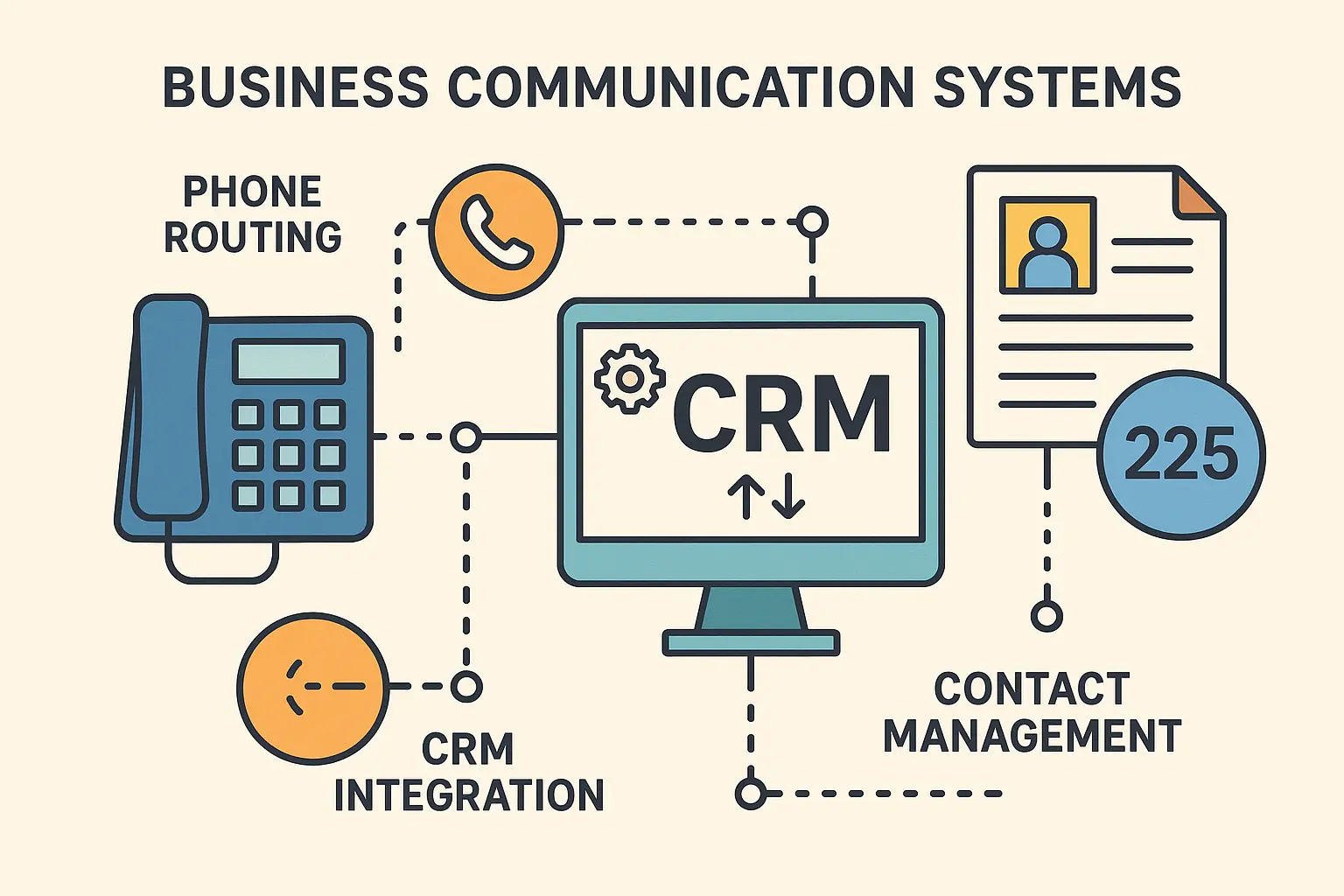 225 Area Code Business Communication Setup