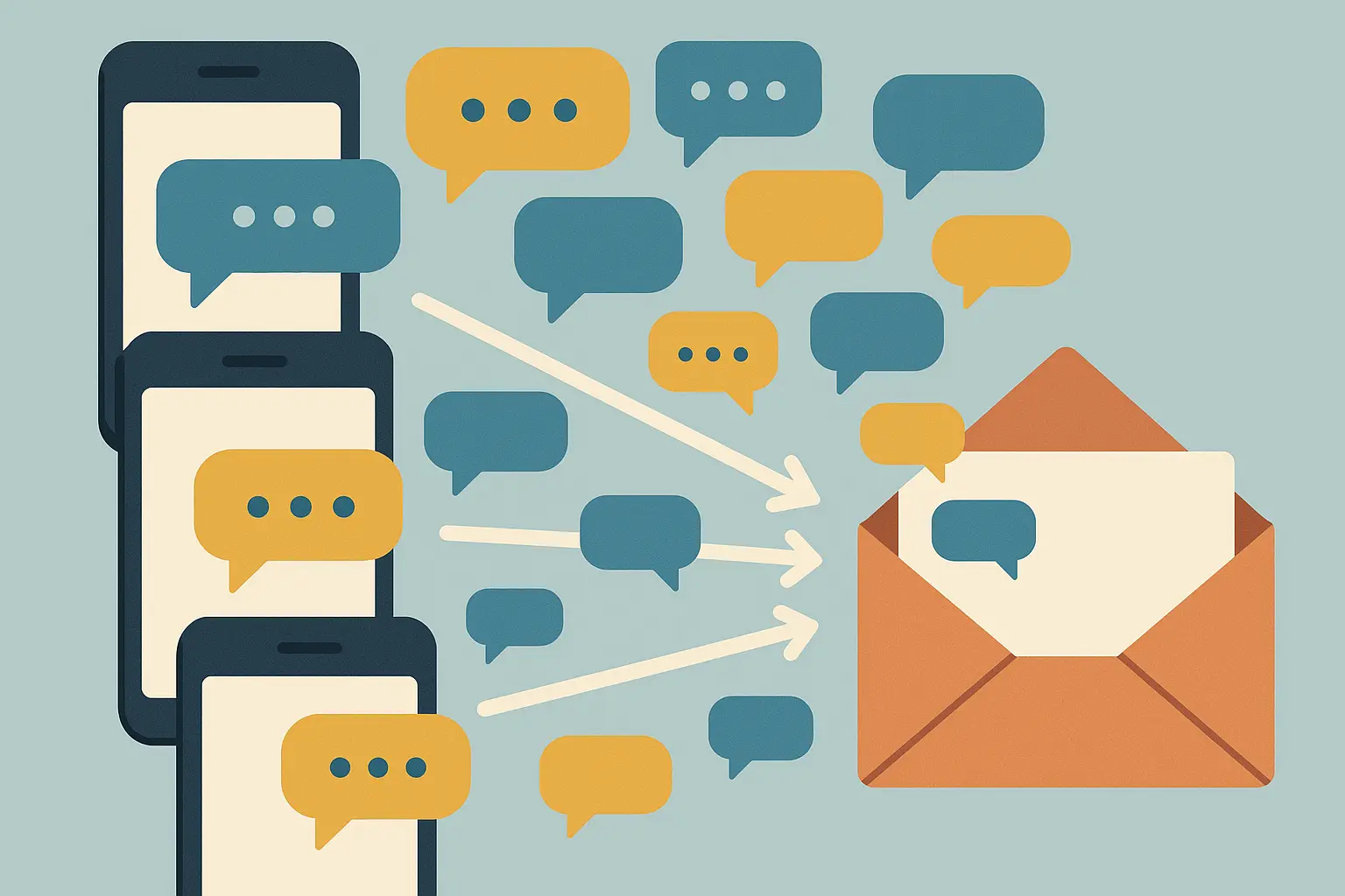 SMS management across multiple numbers