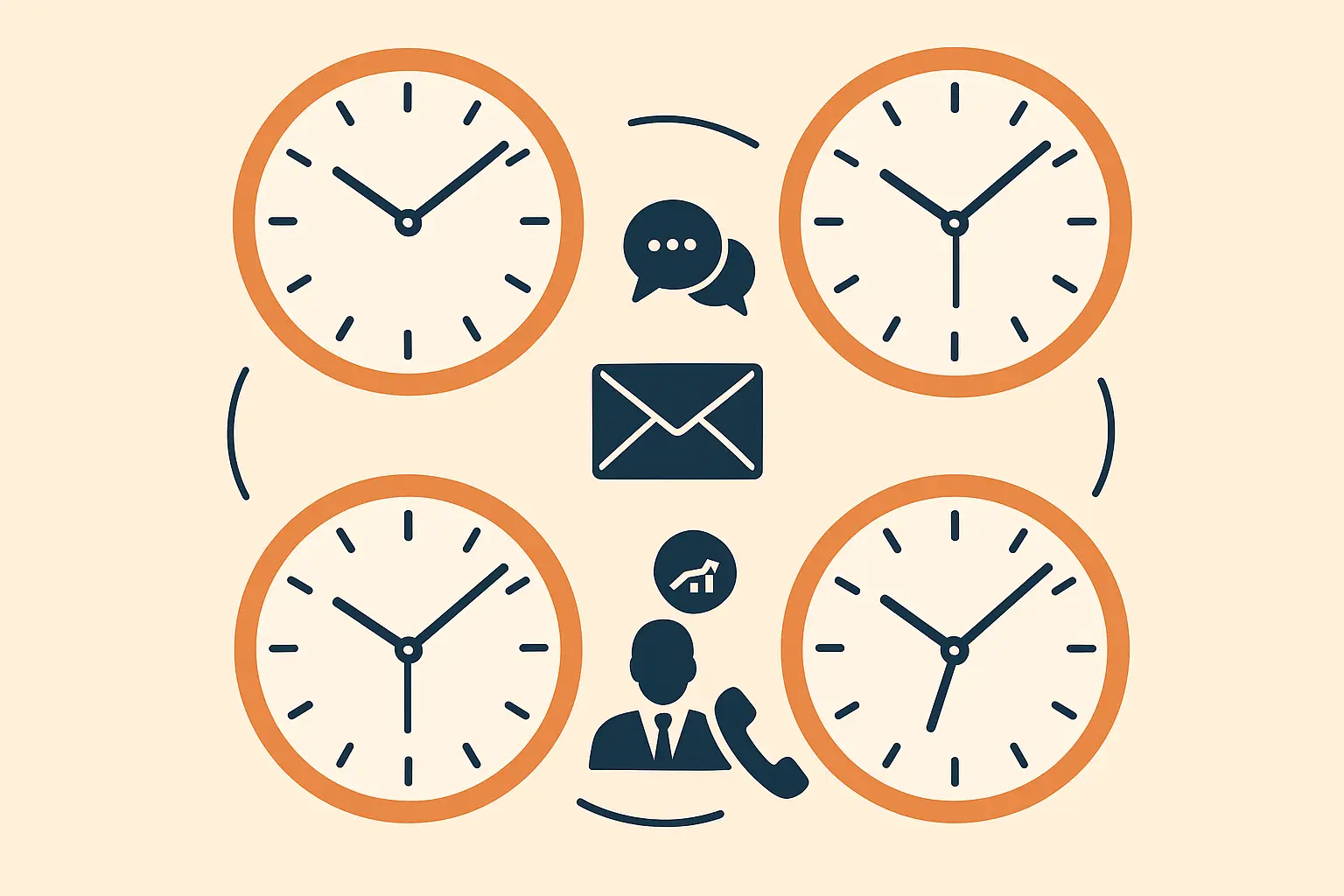 Business communication timing strategies