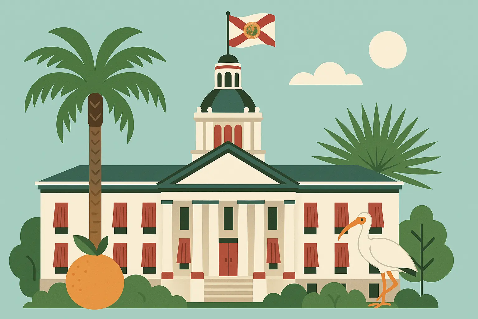 Tallahassee Florida State Capitol building