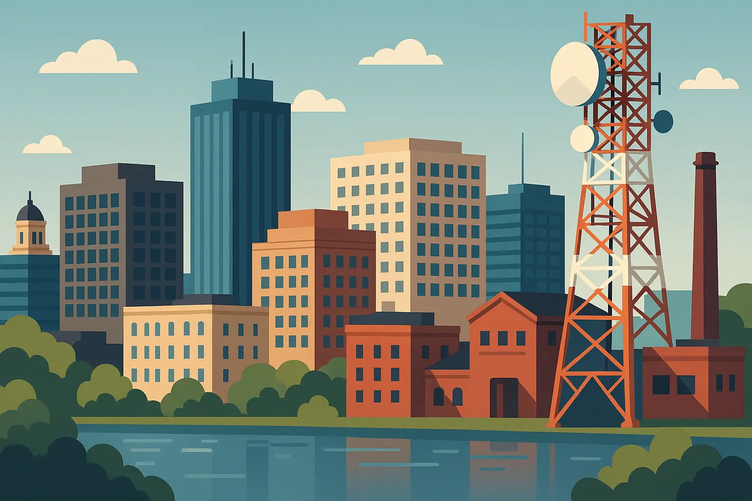 Worcester Massachusetts industrial communications hub
