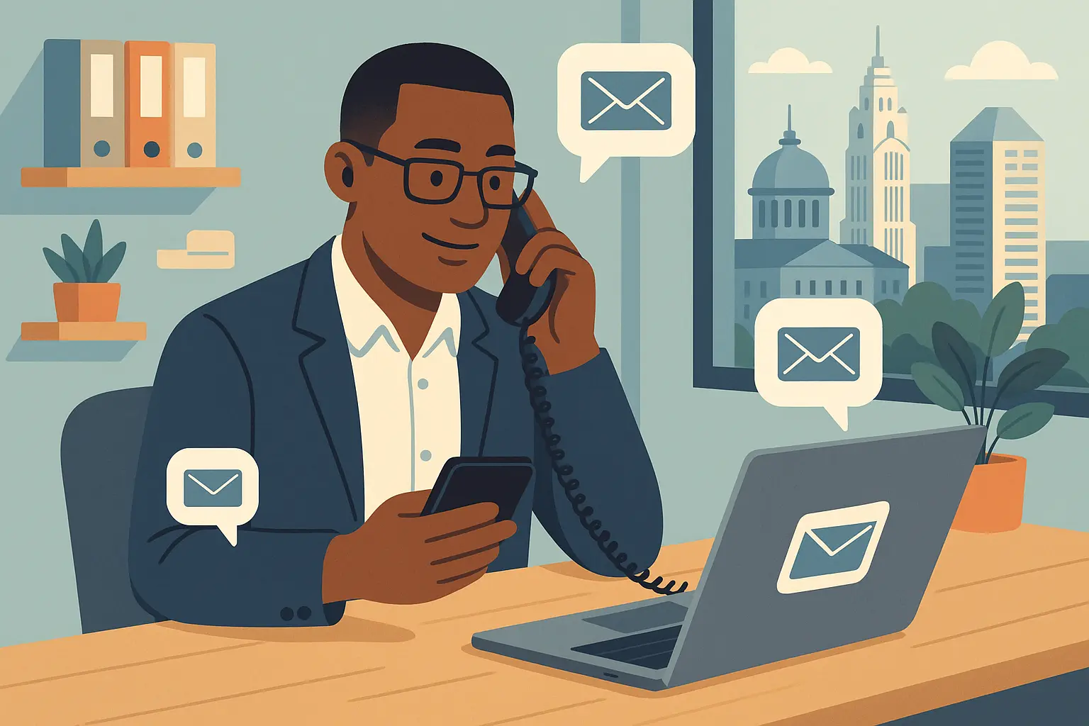 614 number professional communication management