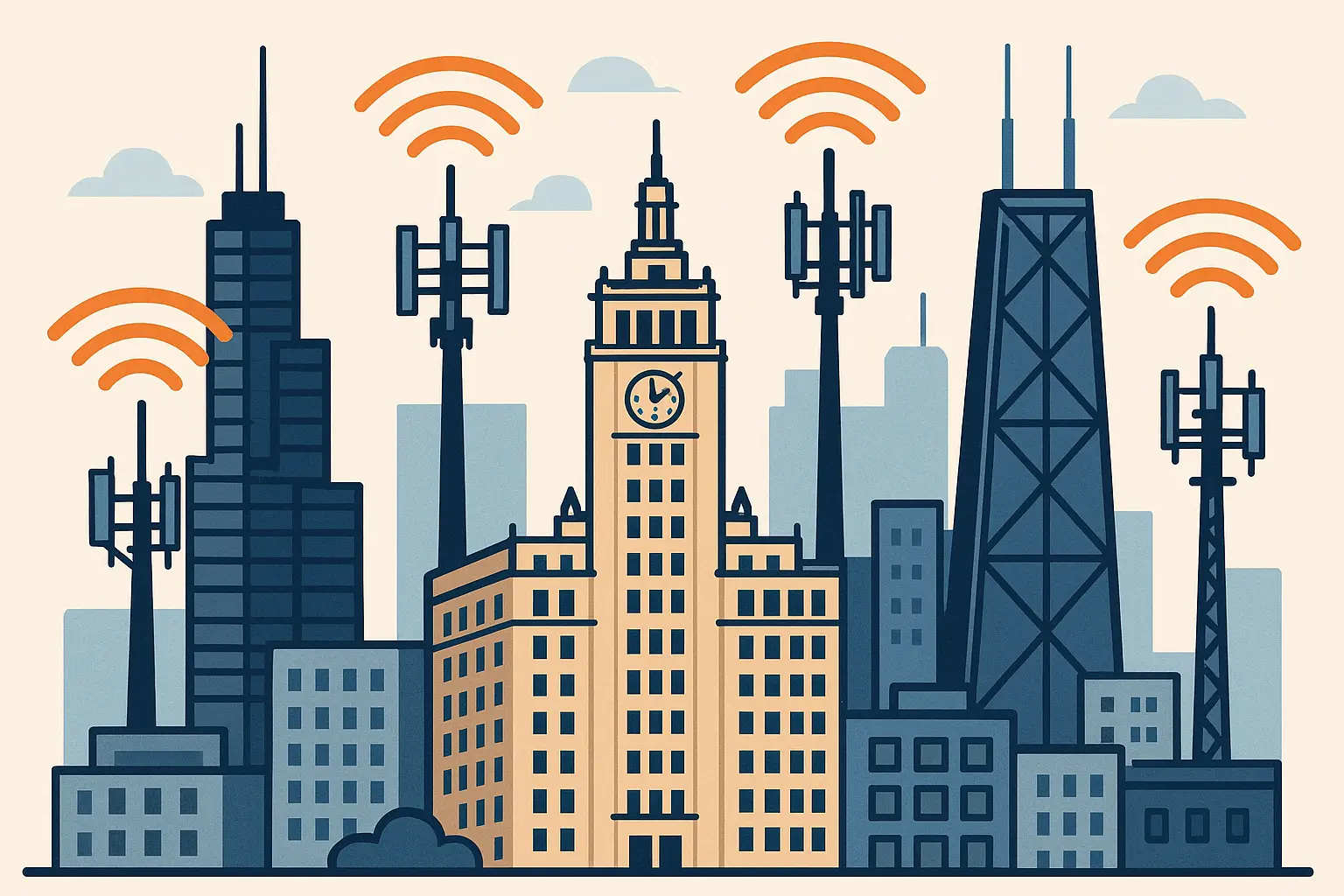 Chicago urban cellular coverage challenges