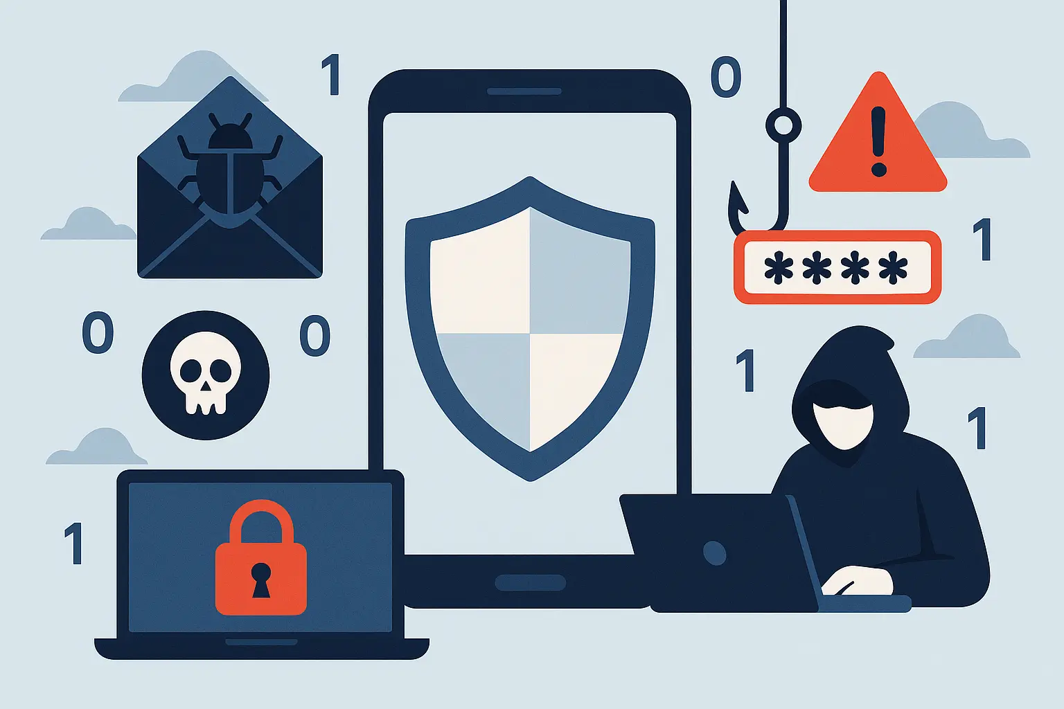 Phone security threats visualization
