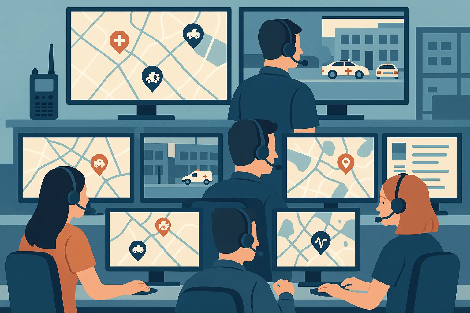 562 area code emergency services integration