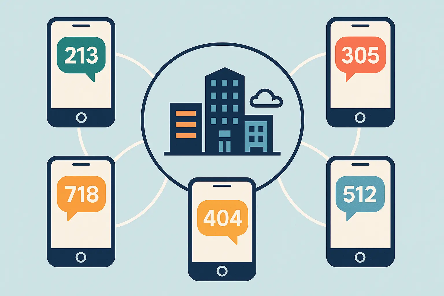 Multi Area Code Business Communication