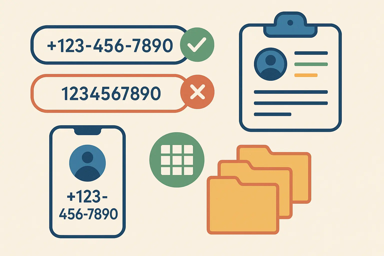 Proper phone number formatting for business use