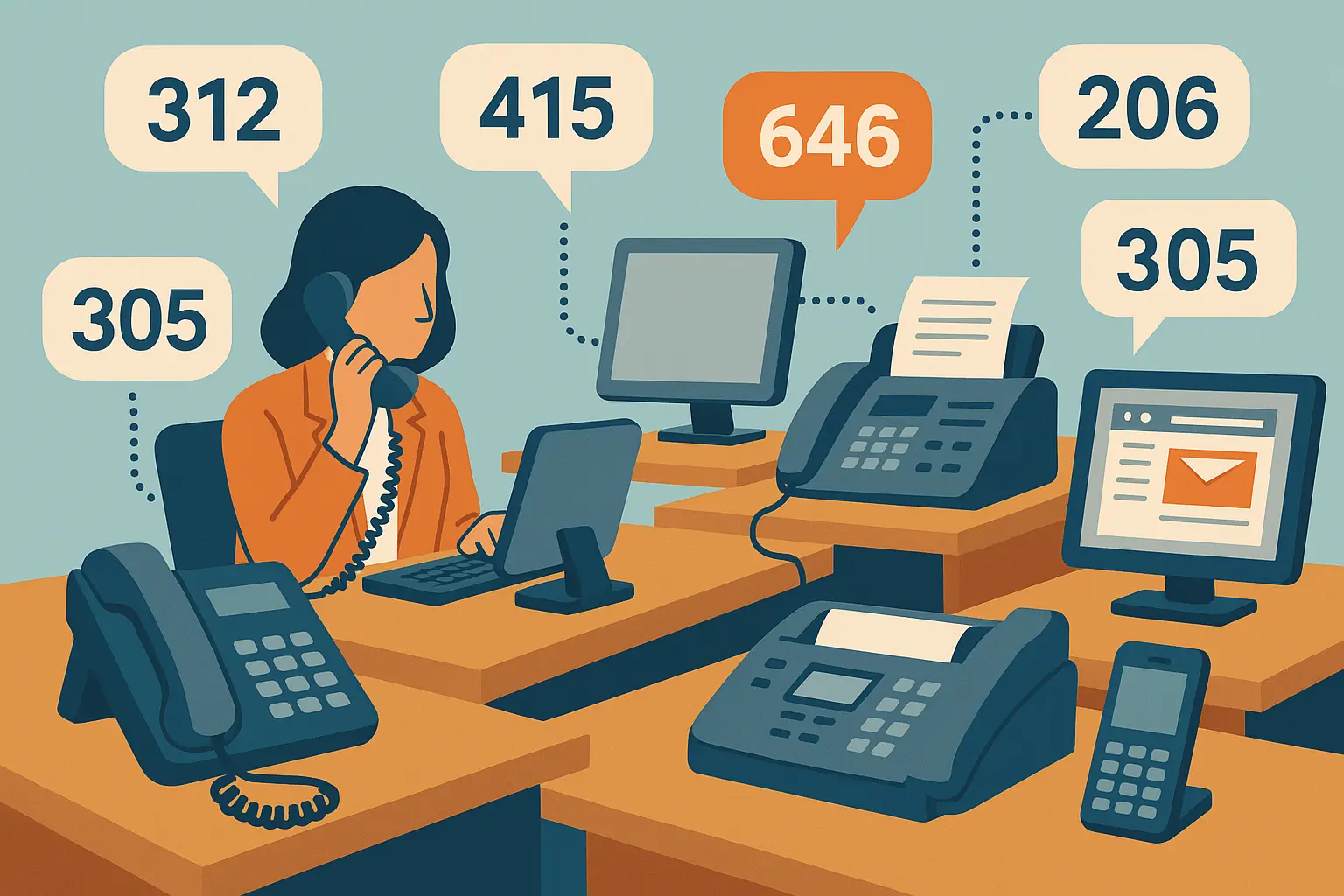 Business system updates for 804 area code changes