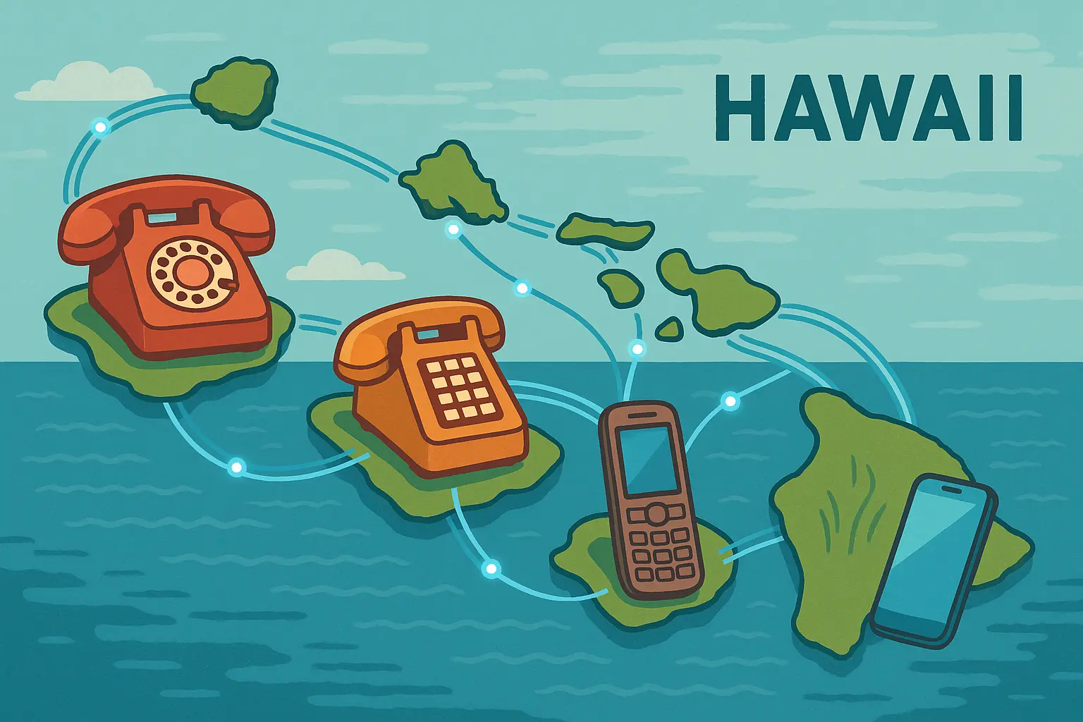 Digital telecommunications evolution in Hawaii