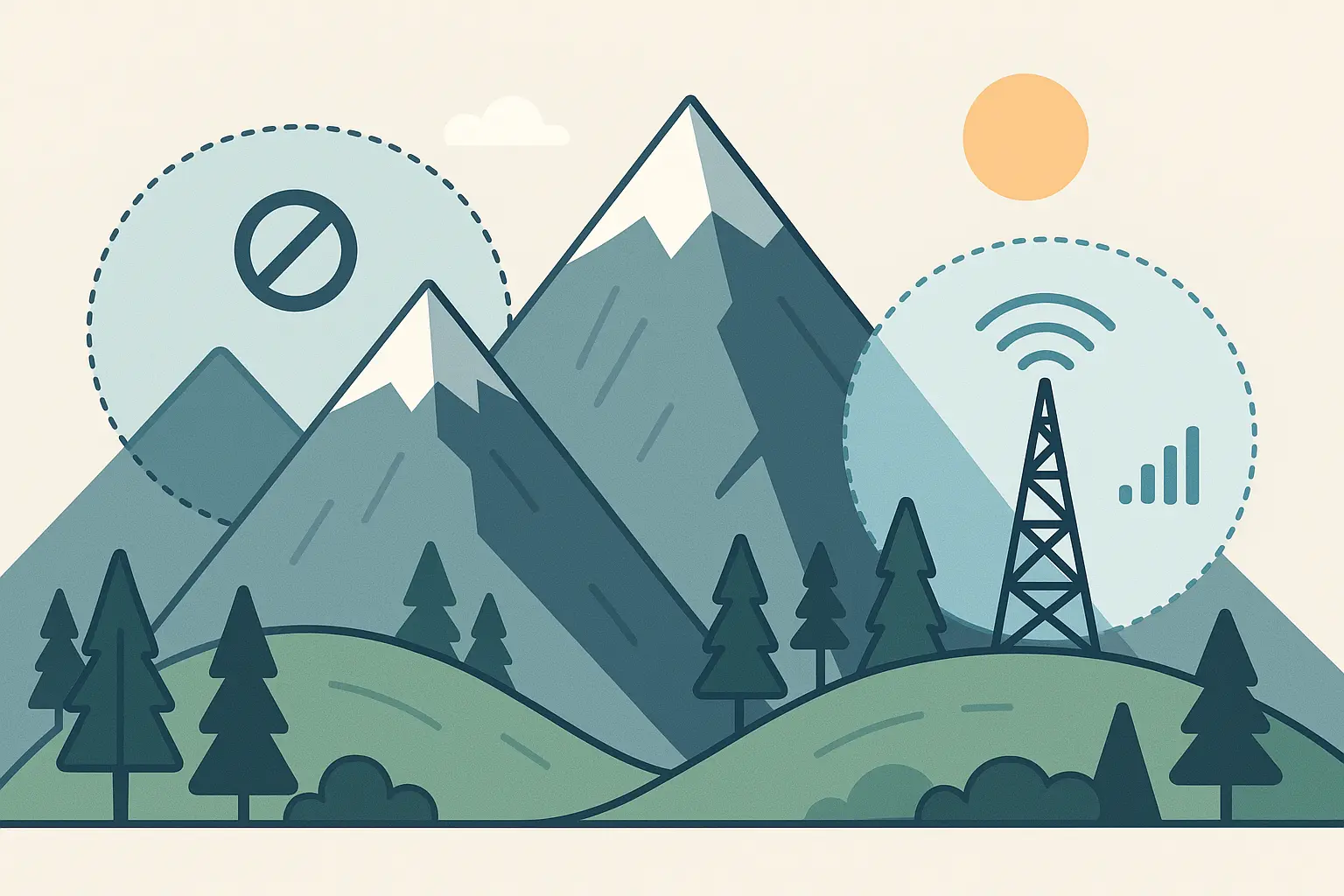 Mountain region SMS dead zones New Hampshire