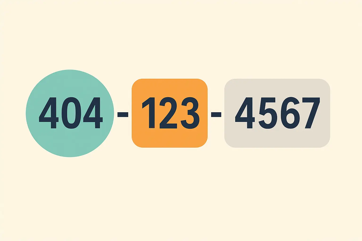 Diagram showing 404 area code number assignment system