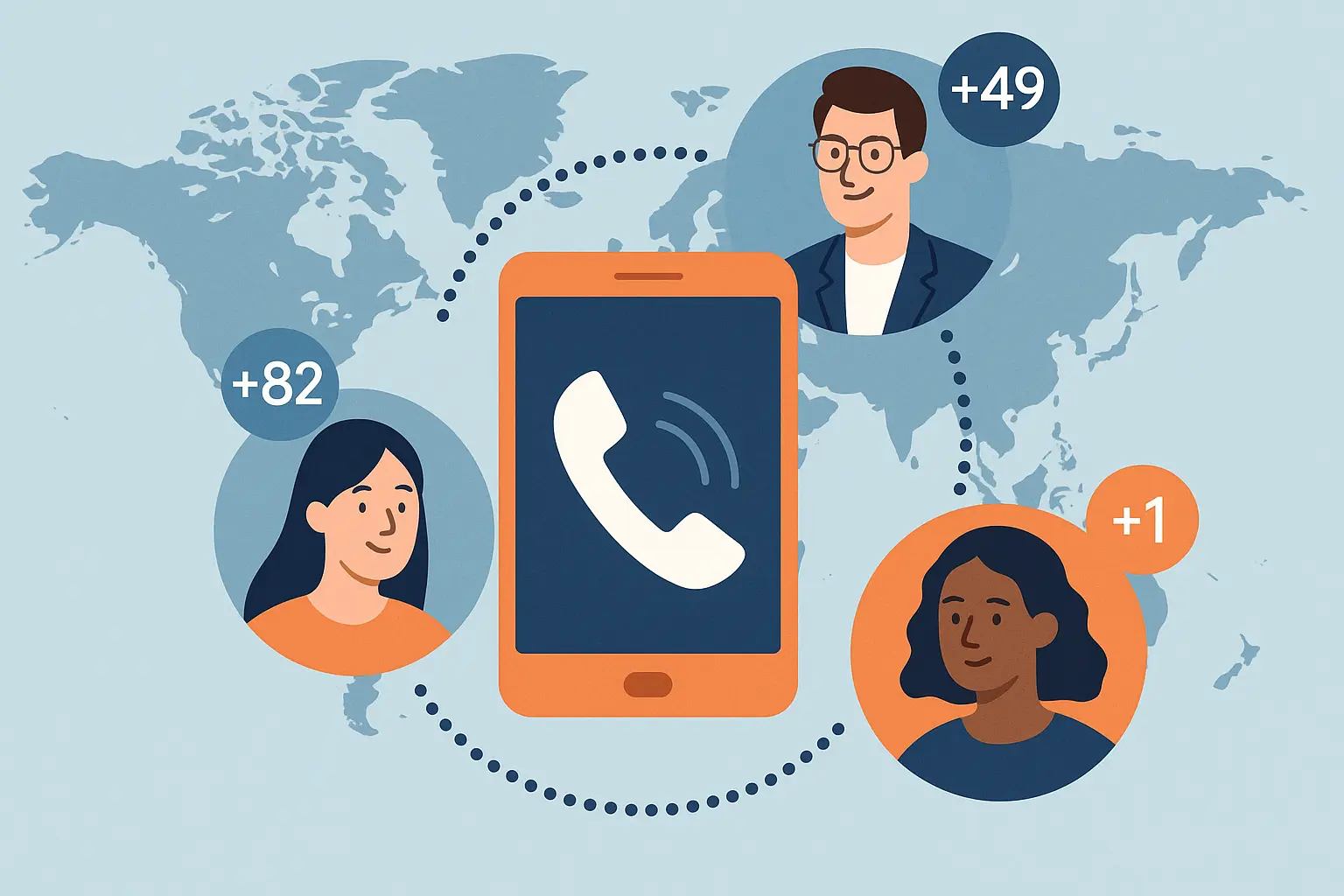 International calling format for 905 area code numbers