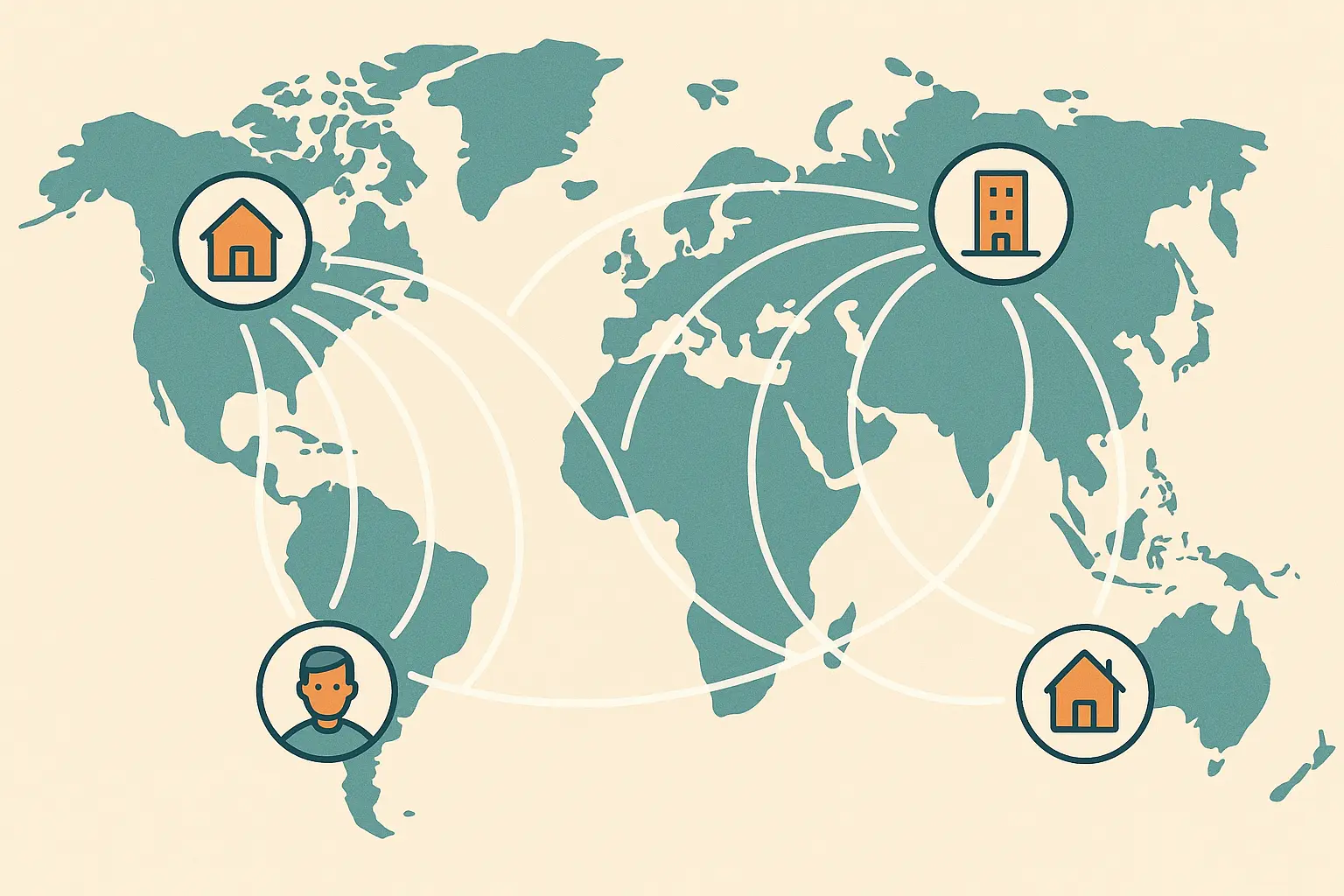 Geographic SMS coverage flexibility