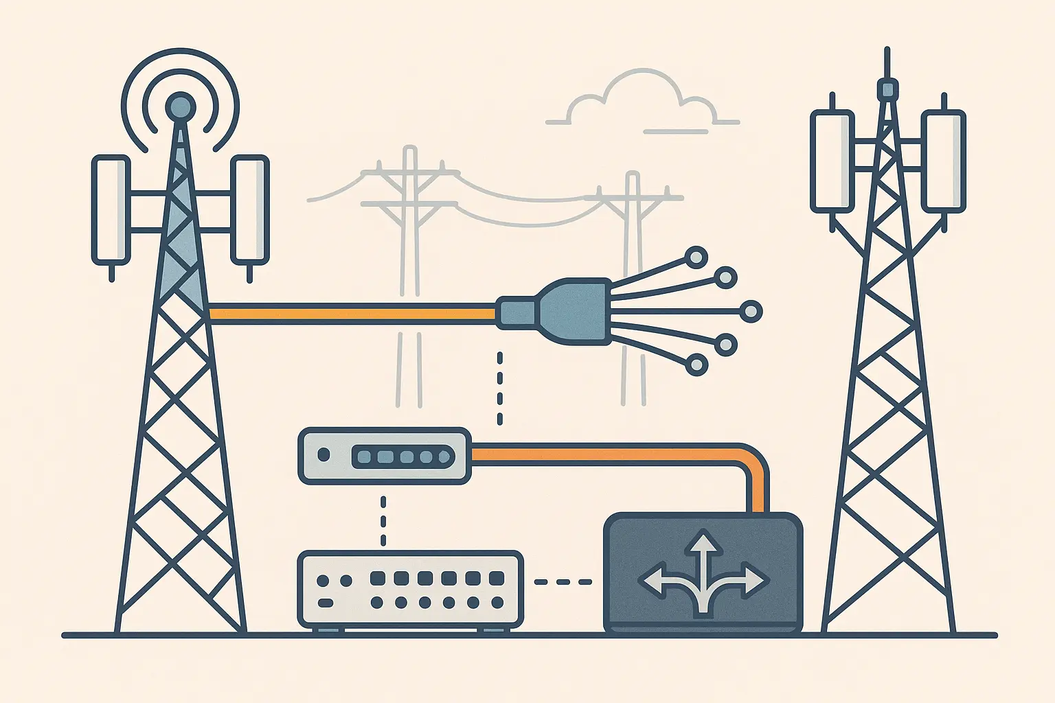 Telecommunications infrastructure supporting 714 area code operations