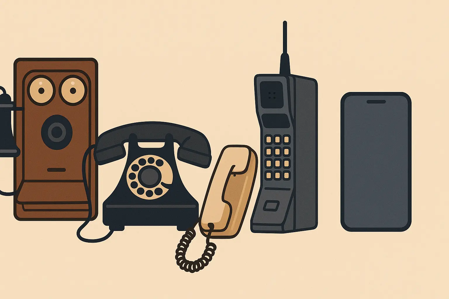 Historical evolution of 214 area code from 1947 to present