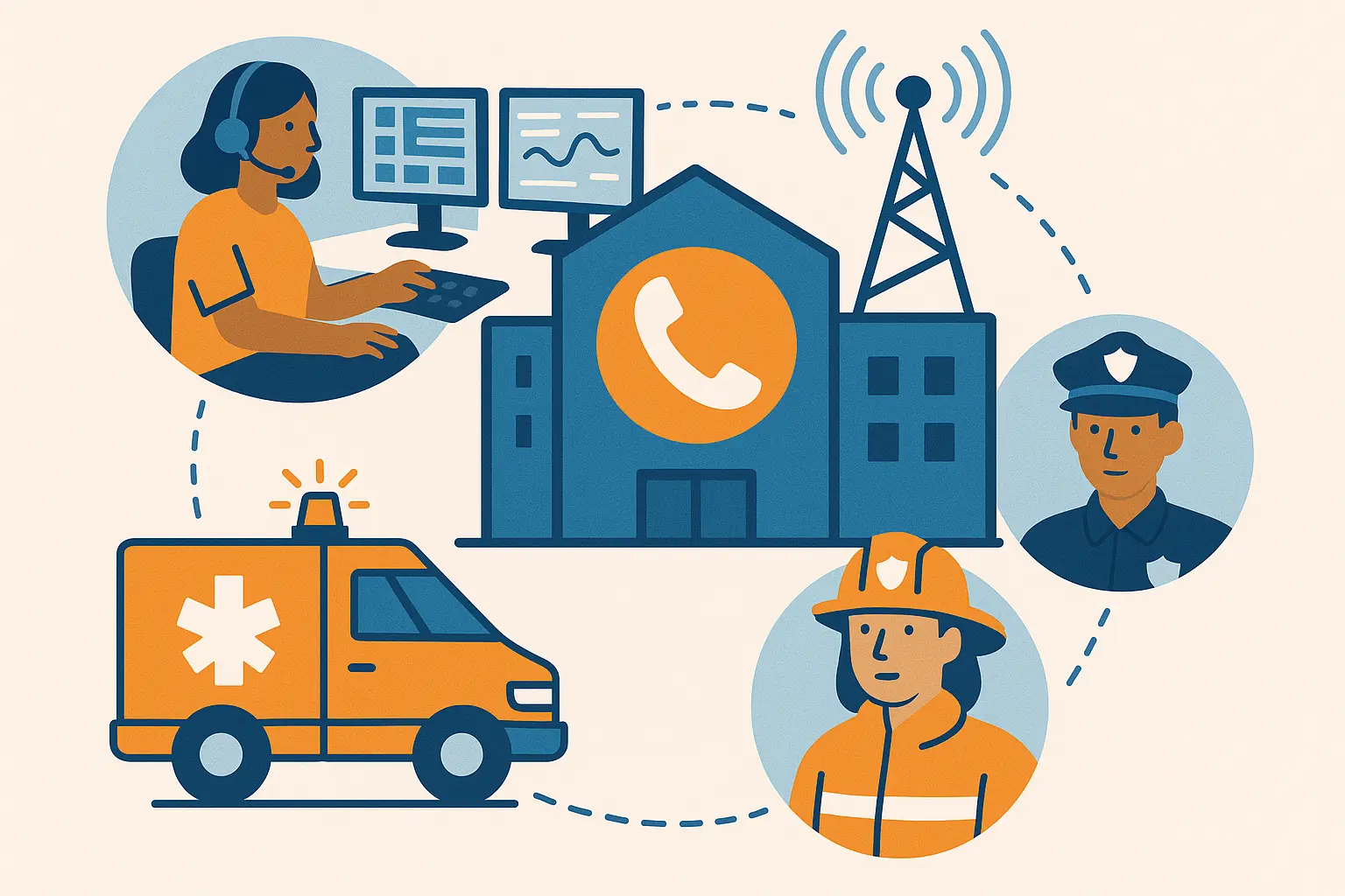 704 emergency services routing system