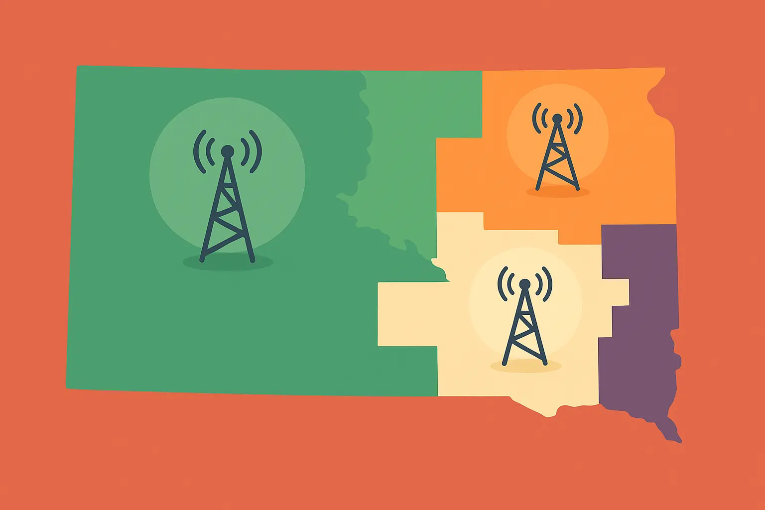 Phone number distribution across carriers