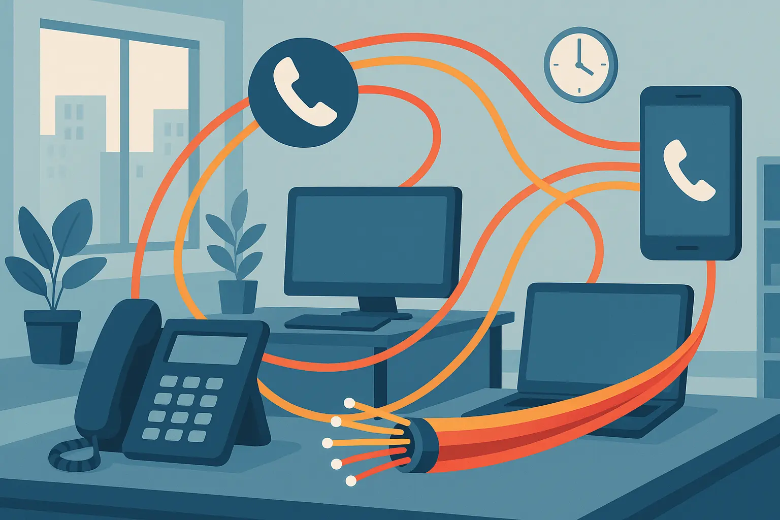 VoIP technology infrastructure in 754 area code