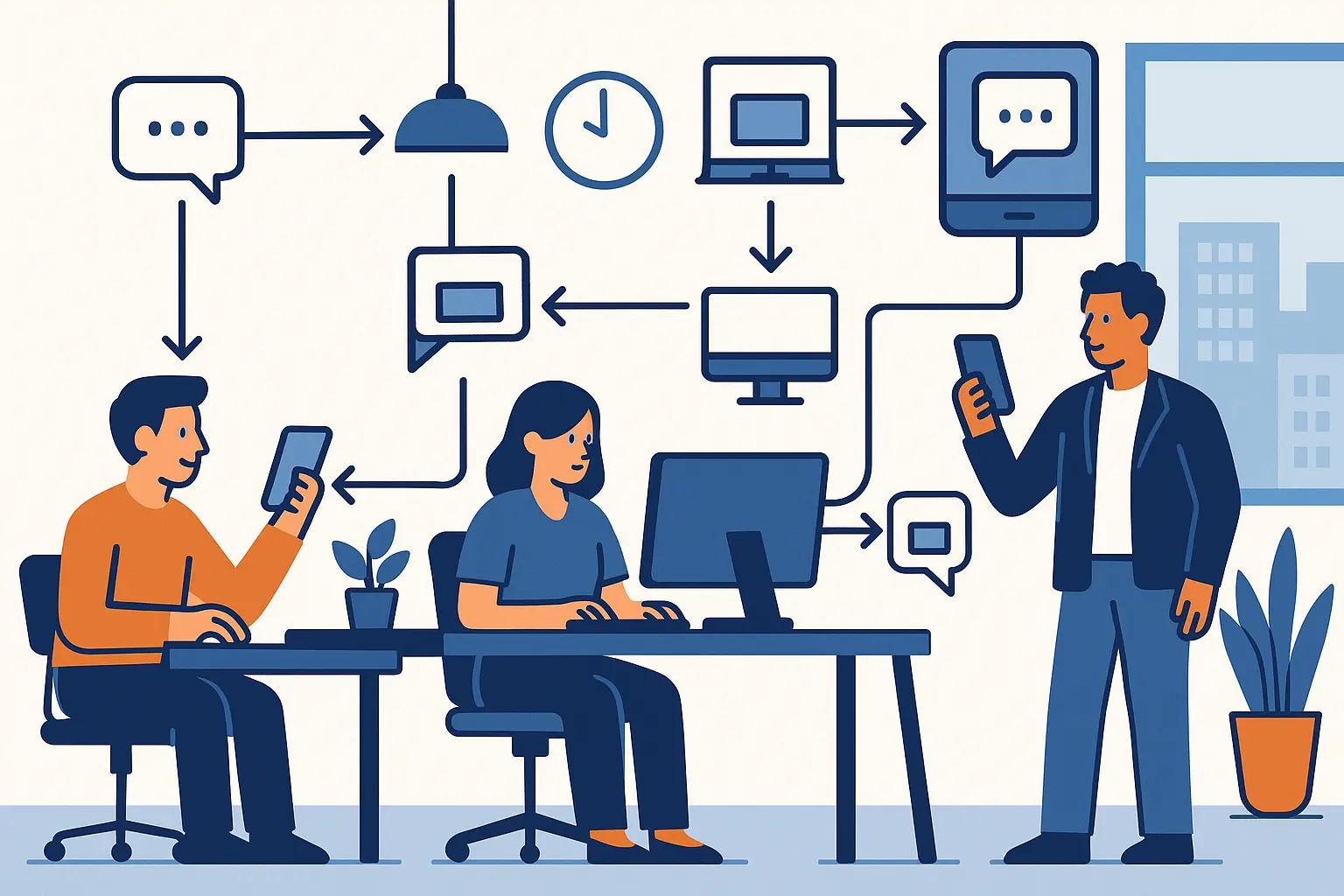 Business optimization for 682 area code communications