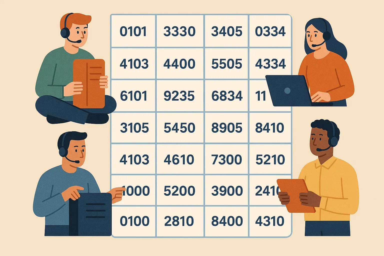 Phone number assignment system by carriers