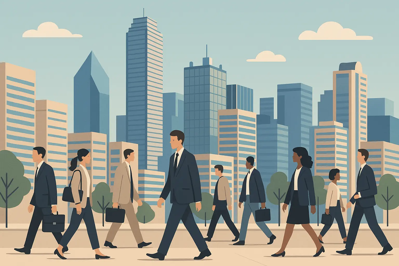 Downtown Dallas business district
