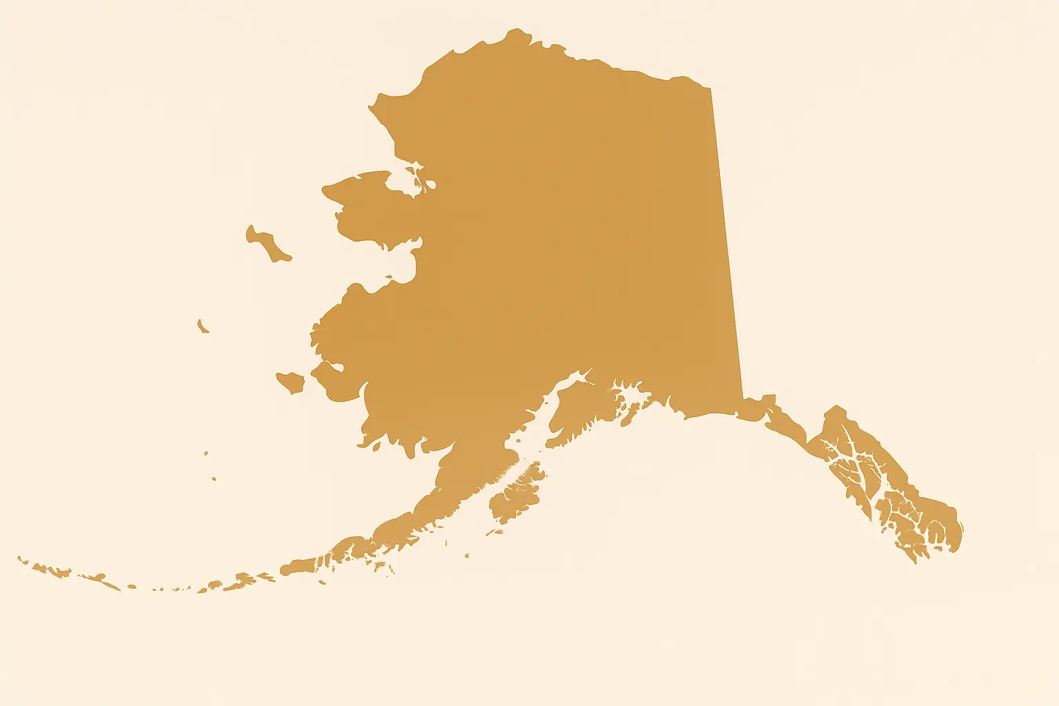 Alaska map showing 907 area code coverage
