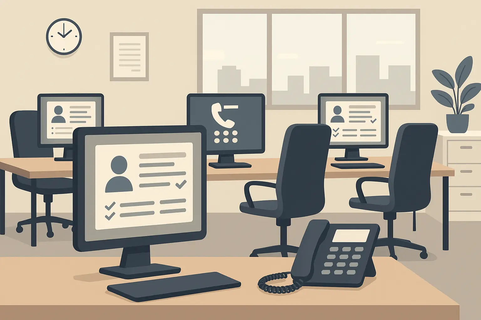 Business phone system update process