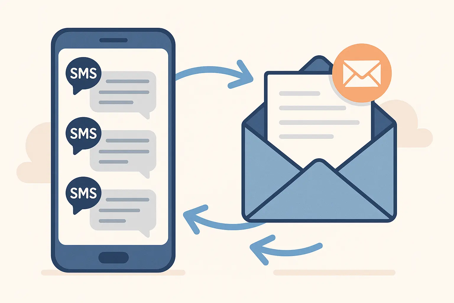 Auto Forward SMS integration with 754 area code