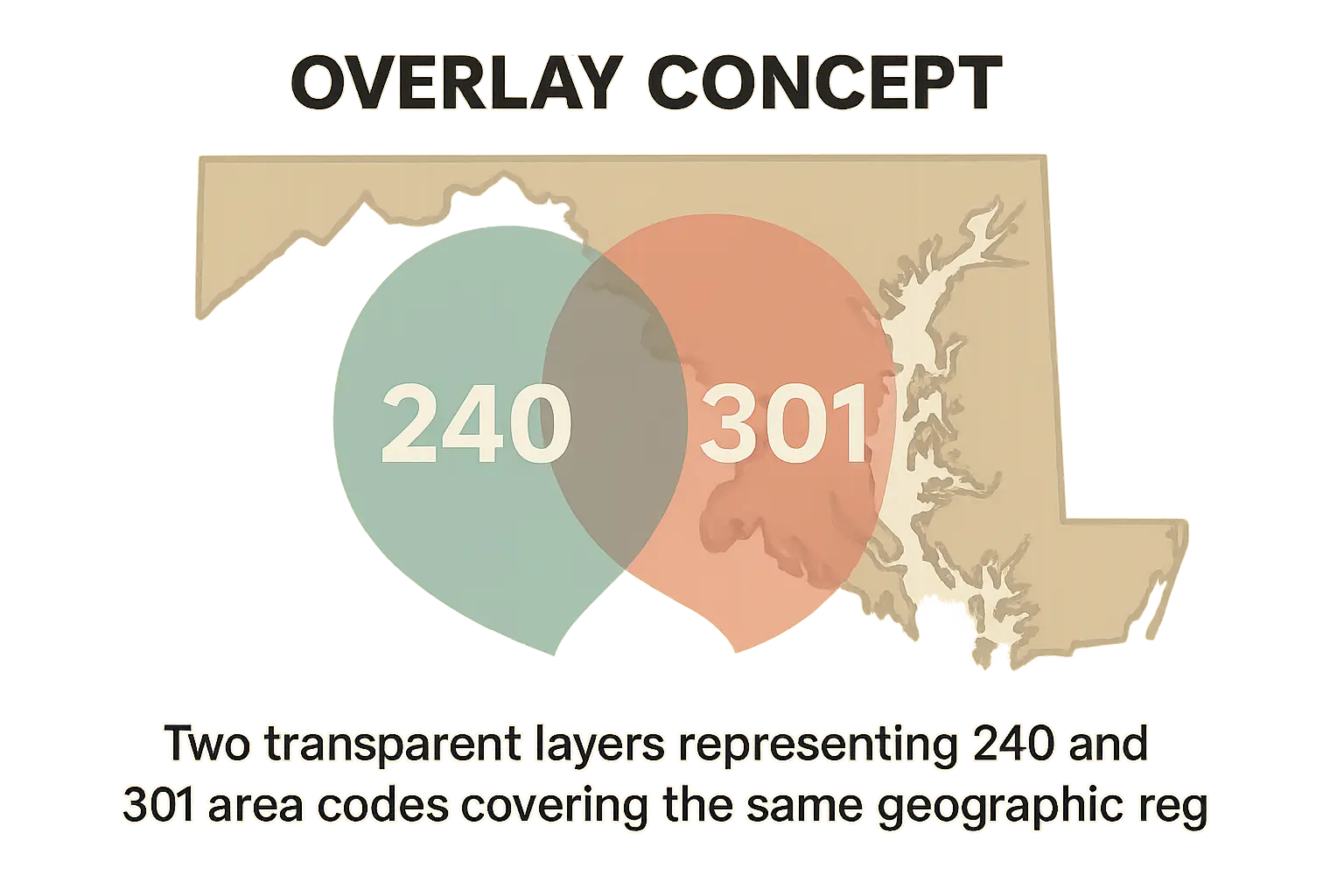 Prince George's County 240 area code coverage