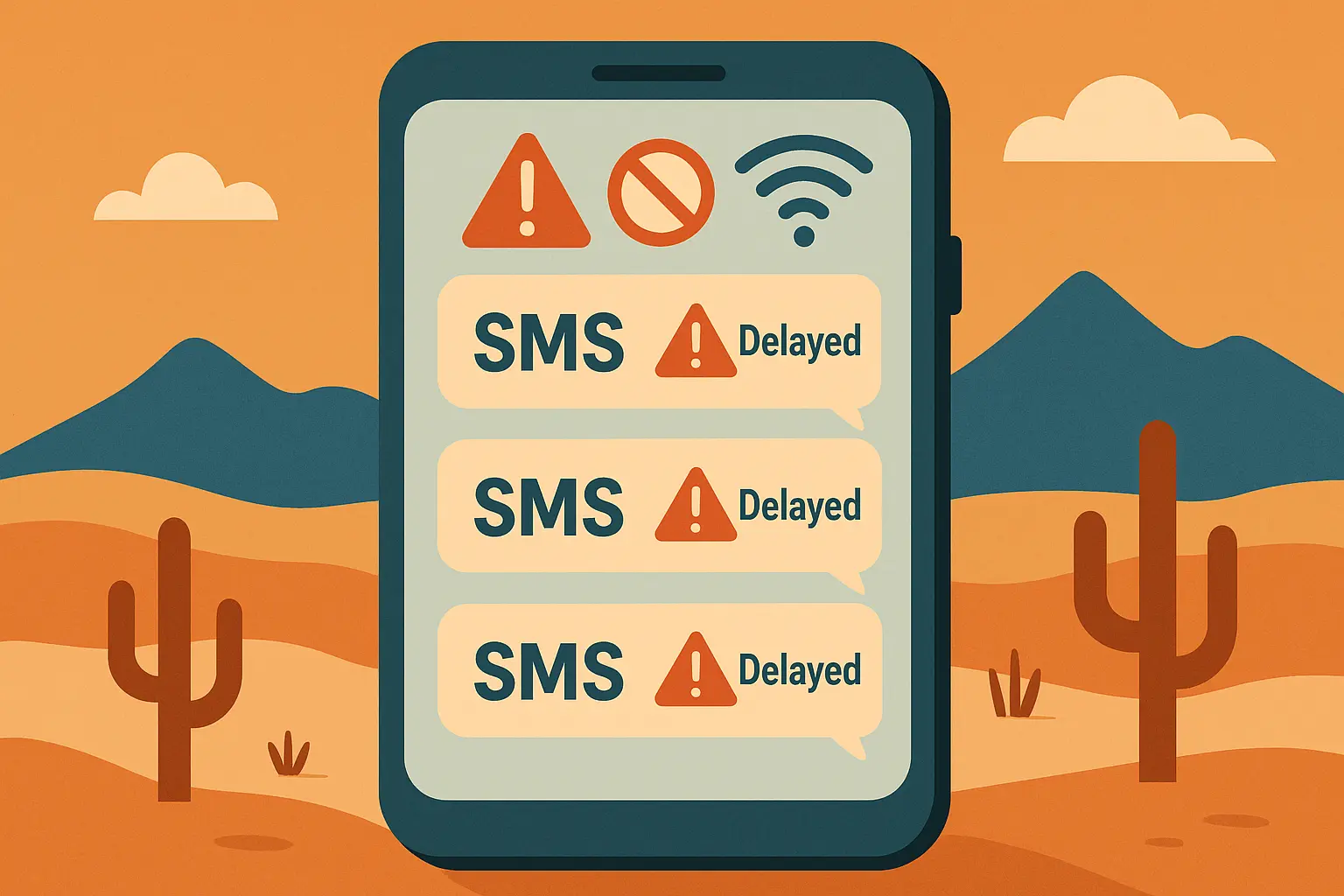 SMS messaging complications in Hawaii