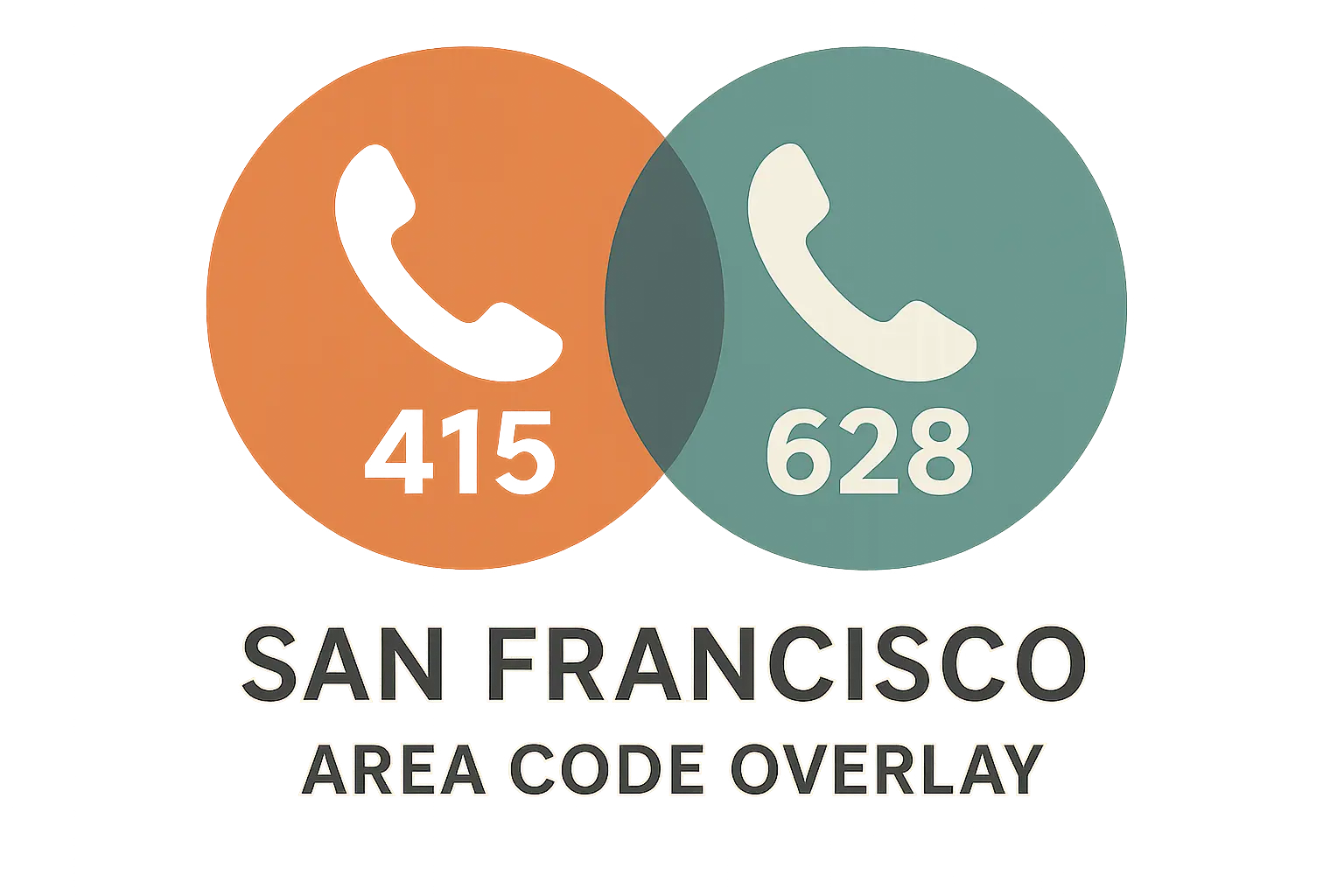628 area code overlay implementation