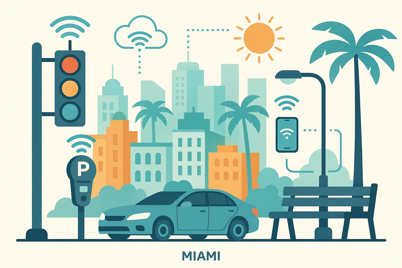 Smart city devices requiring phone numbers in Miami