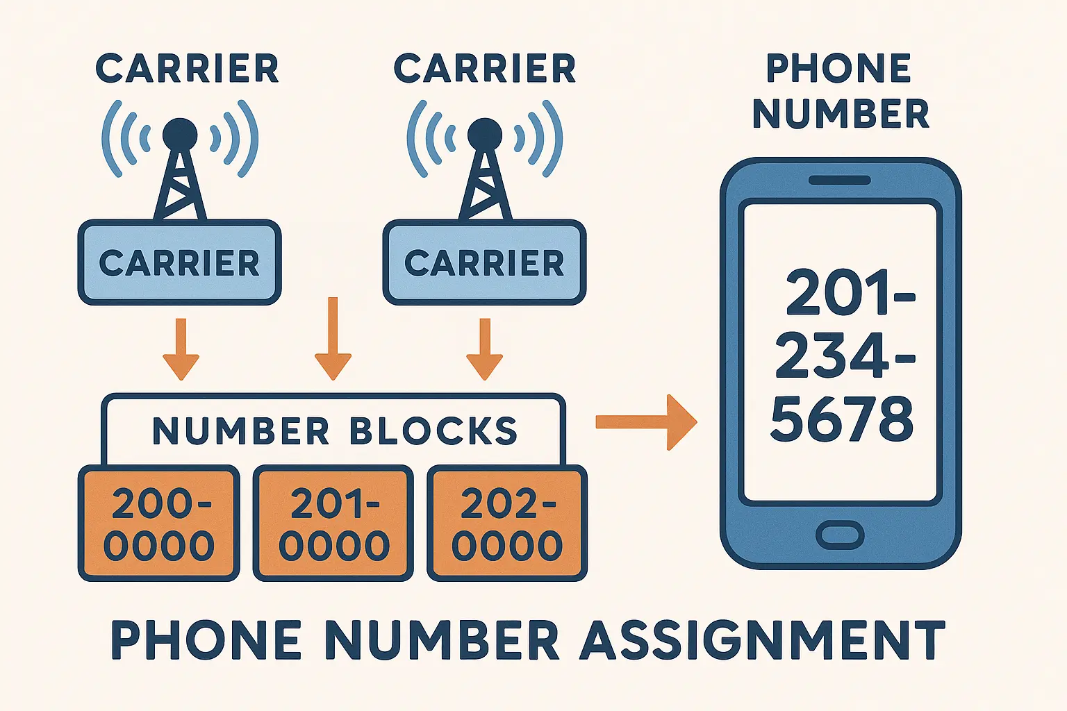 Denver phone number assignment process