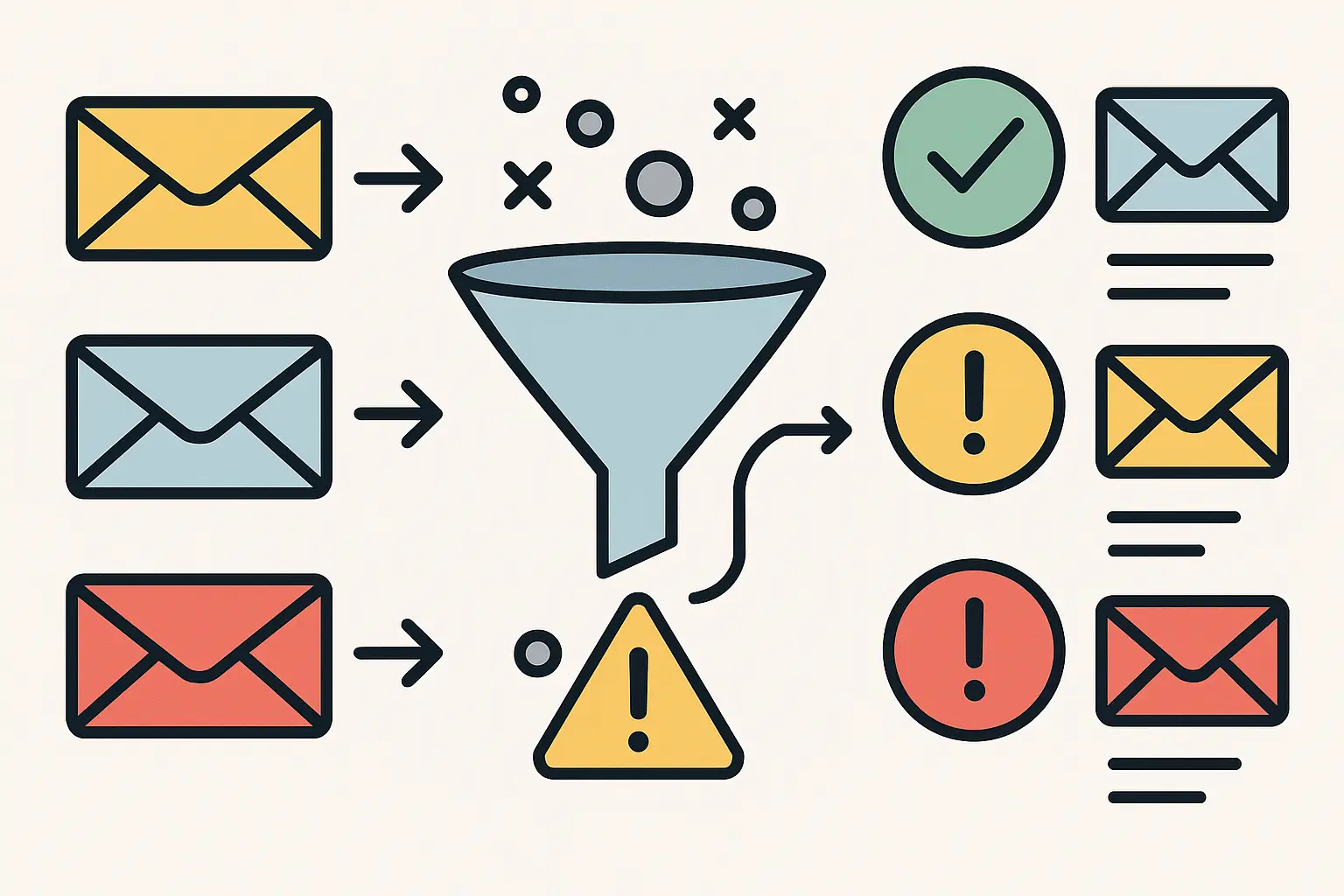 Smart SMS filtering interface for 408 business messages