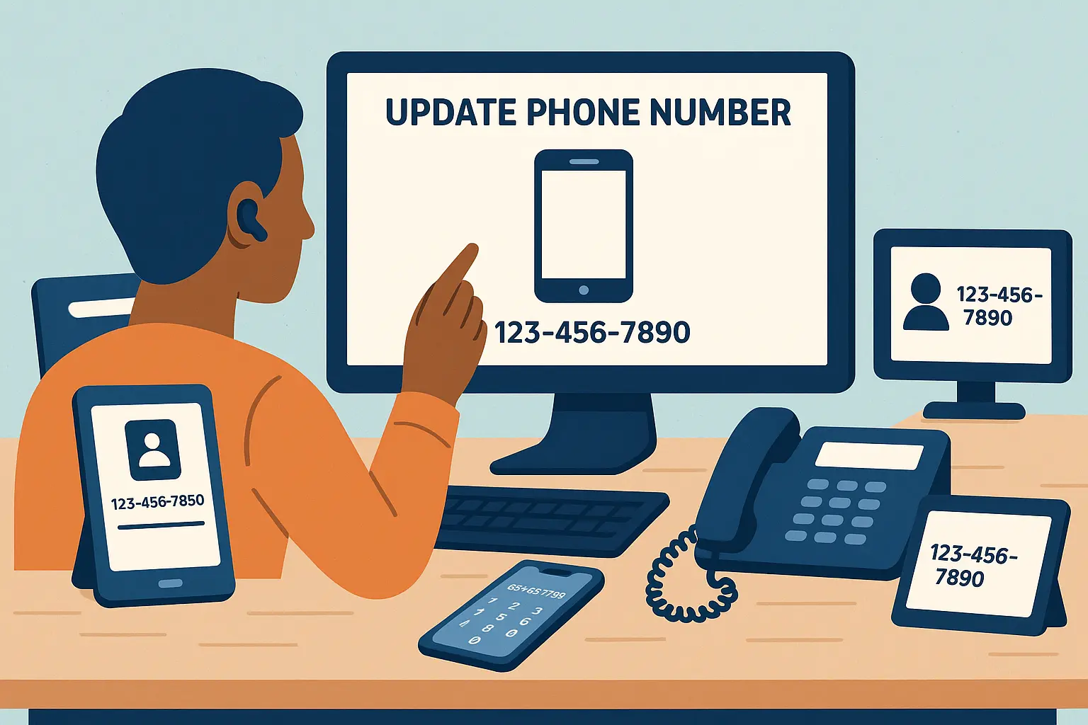 10-digit dialing transition process