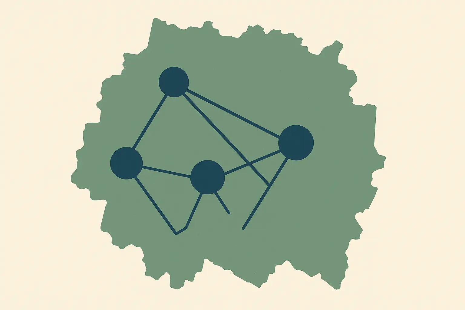 Research Triangle Park region showing 919 area code coverage