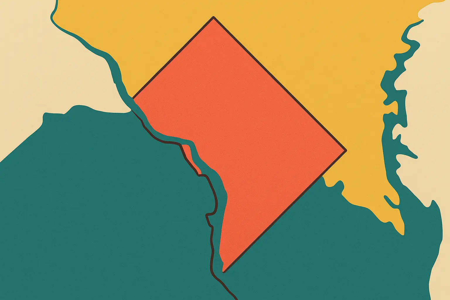 202 Area Code Geographic Coverage Map