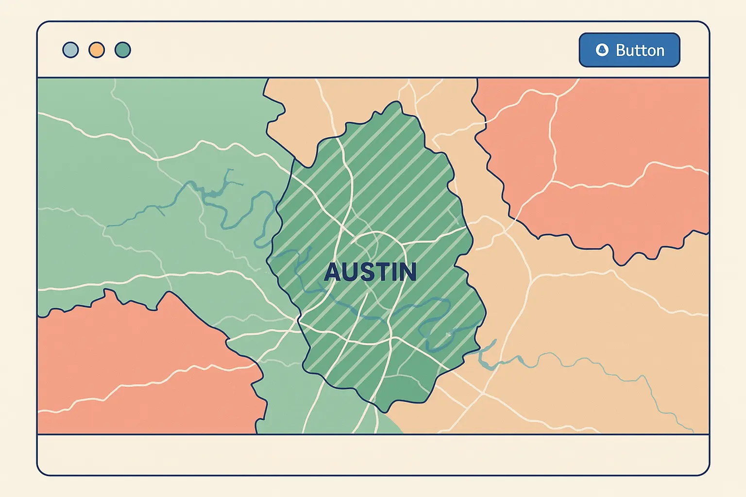 512 area code boundary maps