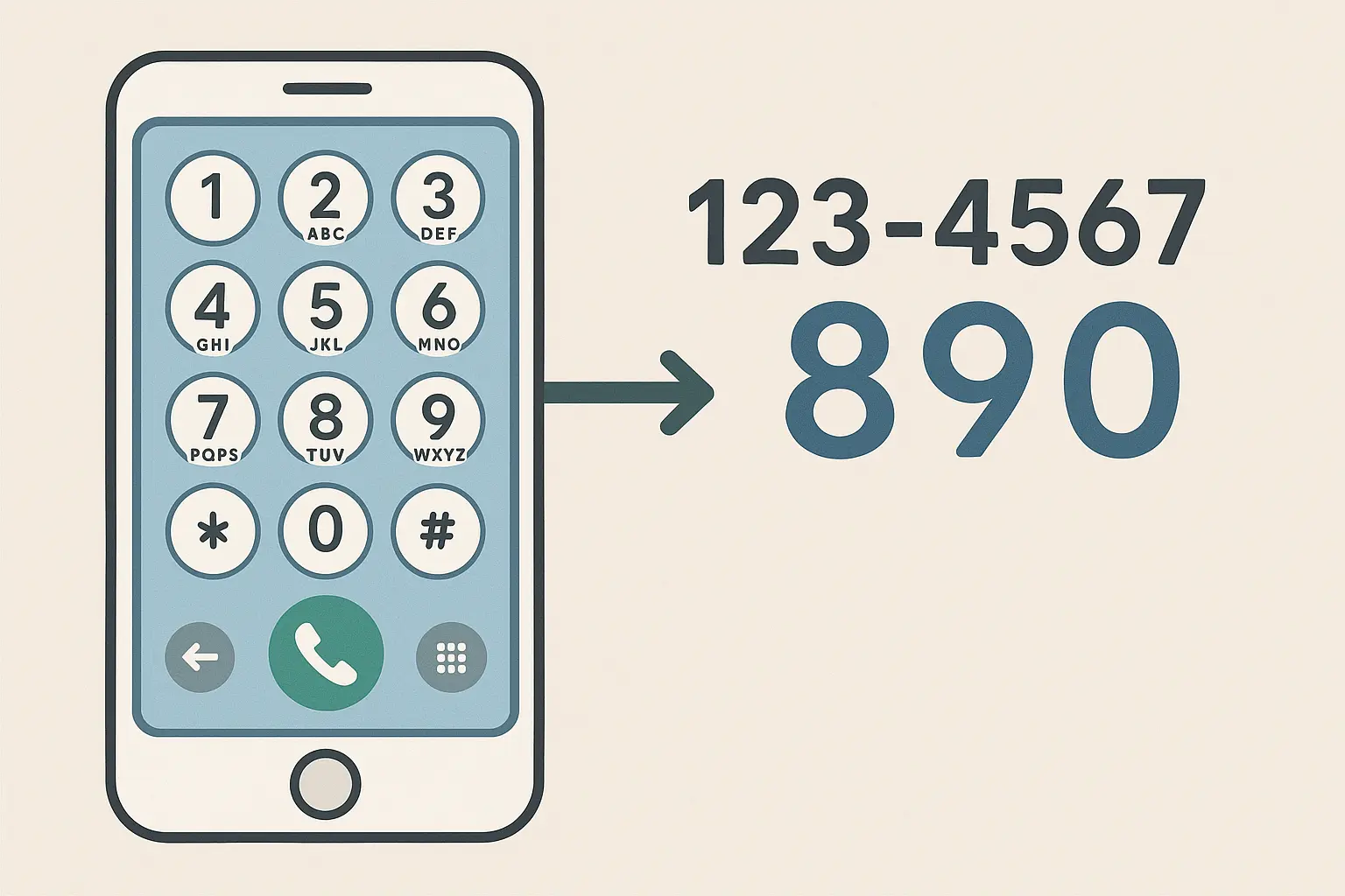 Diagram showing 10-digit dialing requirements for overlay systems