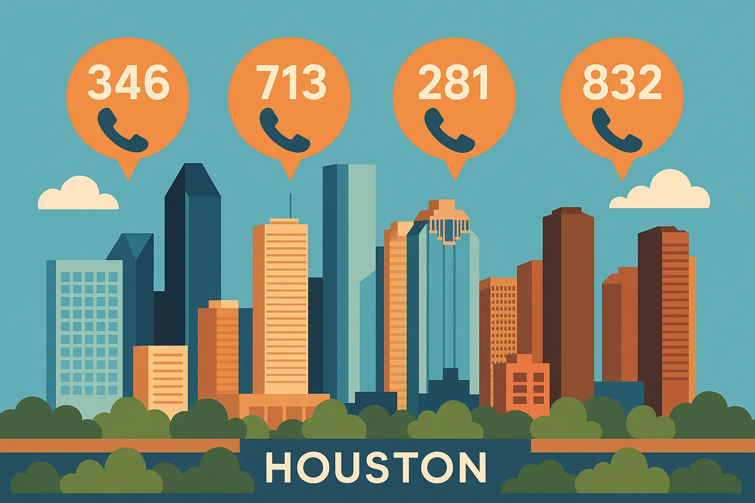 346 area code Houston map