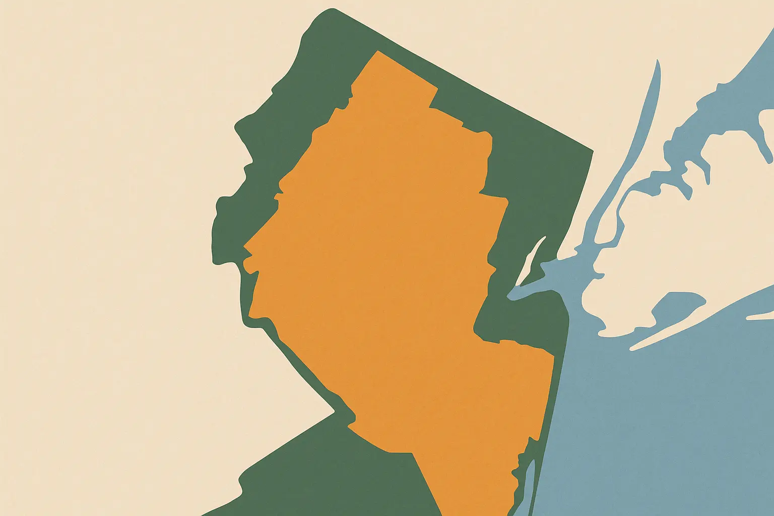 973 area code map showing New Jersey coverage